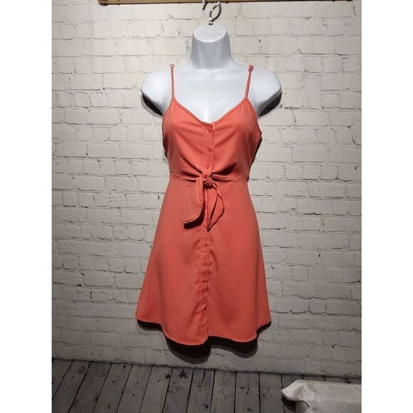 Forever 21 tied front mini dress small - Picture 1 of 3